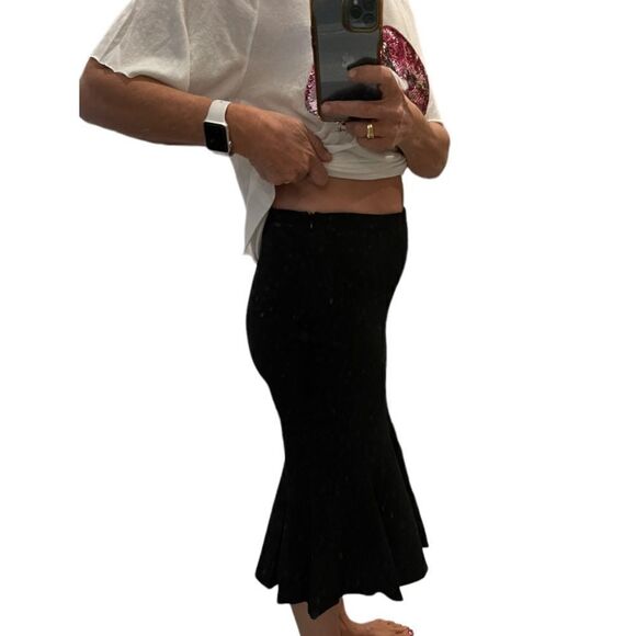 Zara Black Mermaid Skirt .Size M - Picture 5 of 16